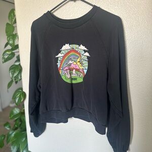 Levi's Black Sweatshirt with Colorful Graphic